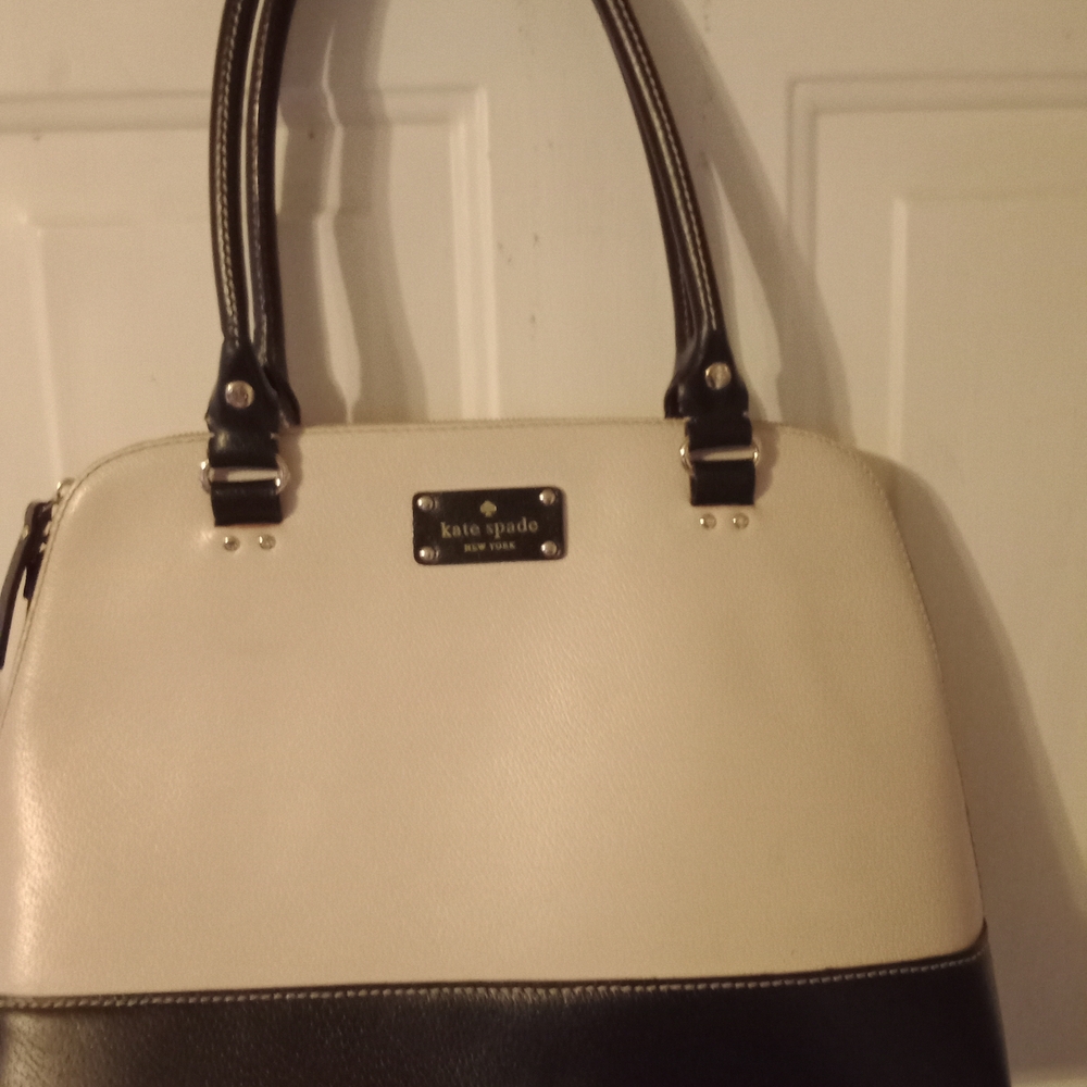 Kate Spade Black and Cream Women's Bag